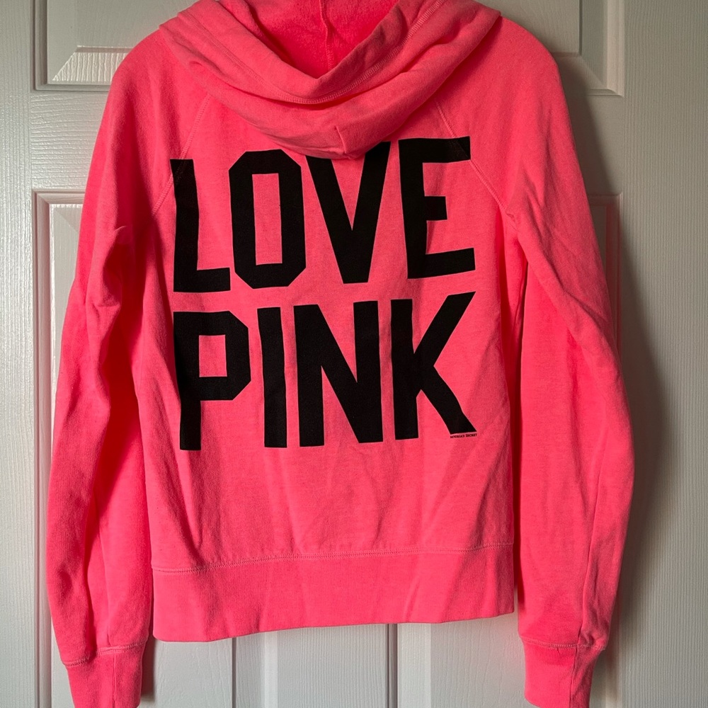 Pink hoodie